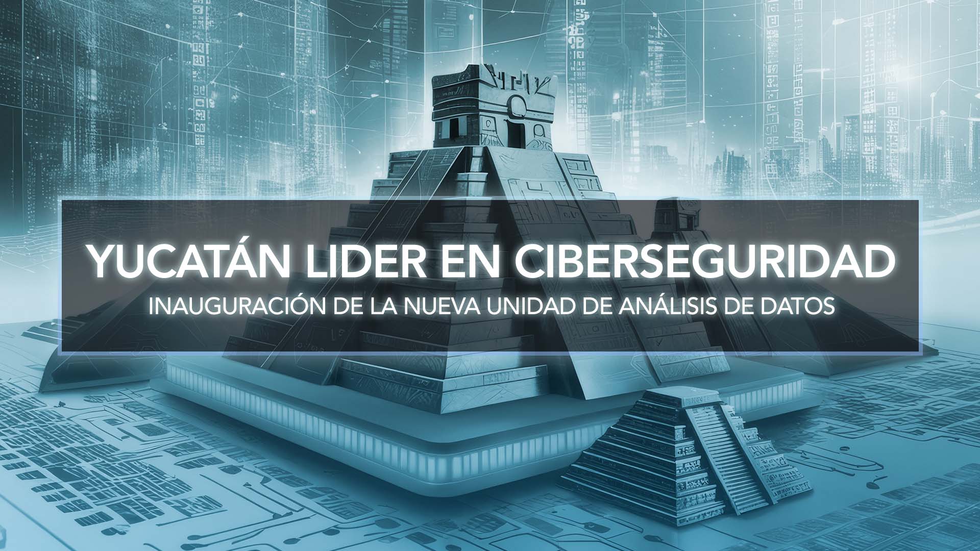 Centro de ciberseguridad de vanguardia en Yucatán, mostrando estudiantes trabajando en computadoras con tecnología de Google.